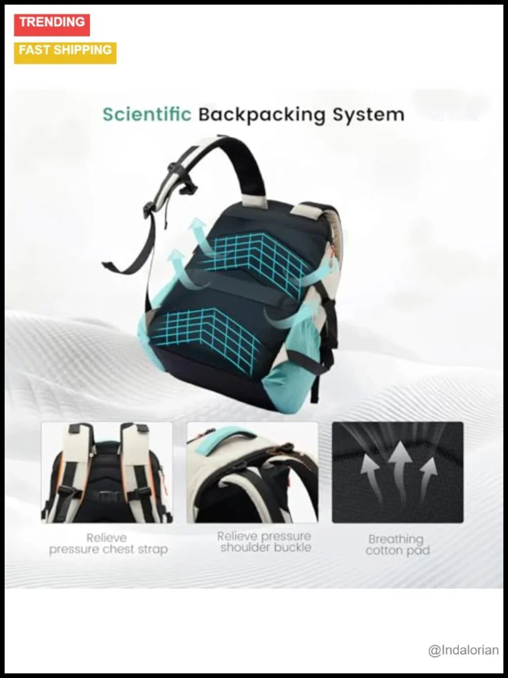 Laptop Backpack with Large Cup Holder, 15.6 Inch Work Computer Bag with Chest